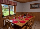 Dinning kitchen area Morzine chalet